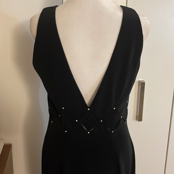 CACHE crystal cut out bodice formal front slit dress gown - Picture 2 of 10